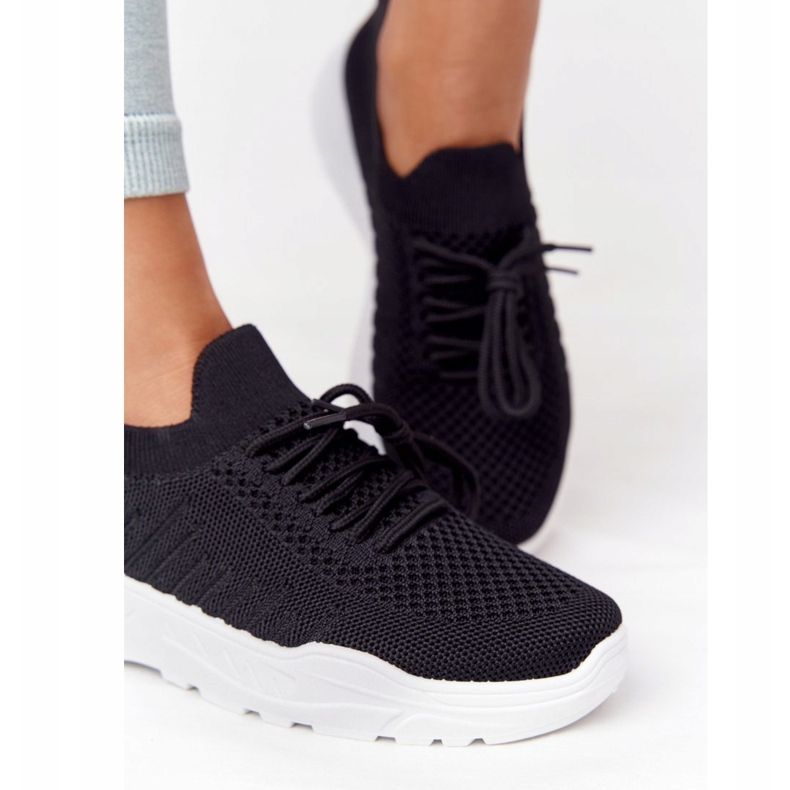 PS1 Încălțăminte sport pentru femei Adidași Black Ruler alb negru 1