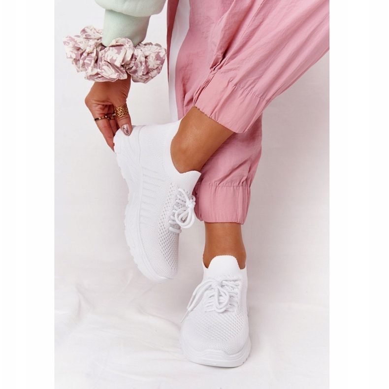 PS1 Încălțăminte sport pentru femei Adidași White Ruler alb 2