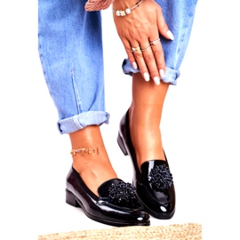 Mocasini lăcuțiți Vinceza 21-10527 Negru 2