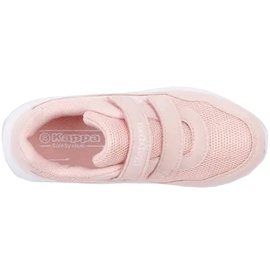 Pantofi pentru copii Kappa Cracker Ii K roz și alb 260647K 7110 1