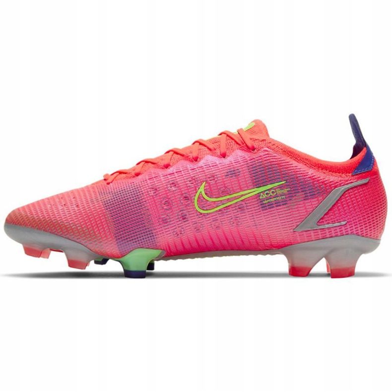 Pantof de fotbal Nike Mercurial Vapor 14 Elite Fg M CQ7635 600 verde, roz roz 2
