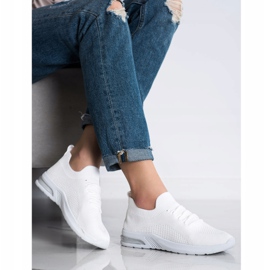 Diamantique Pantofi sport albi 2