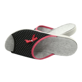 Pantofi de damă Befado pu 254D109 Viki negru roșu 5