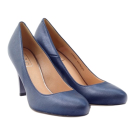 Mojo Pompă tocuri metalice albastre confortabile multicolor 4