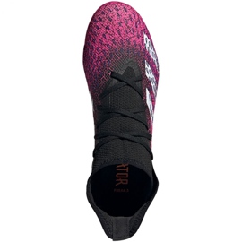 Ghete de fotbal Adidas Predator Freak.3 Fg M FW7514 negru, negru, roz roz 1