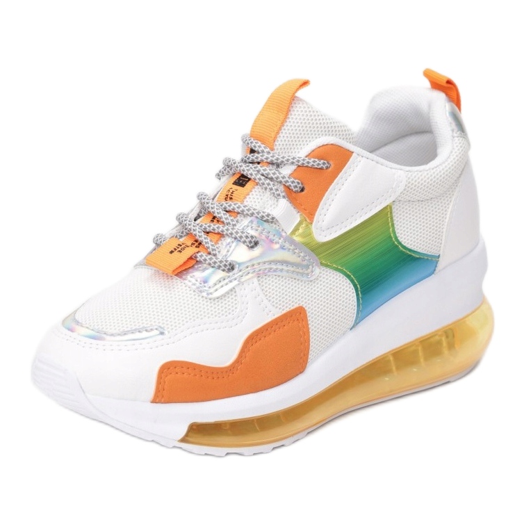 Vices Vici FY-72-338-alb / portocaliu multicolor 1