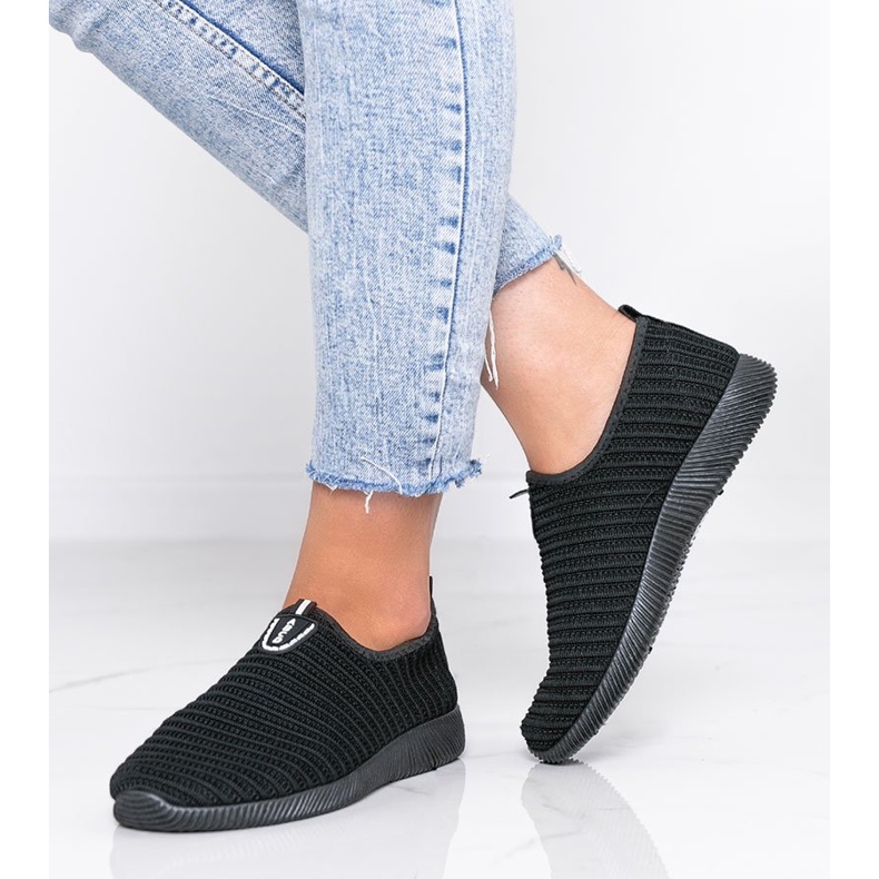 Adidași sport negri Fă-o negru 1