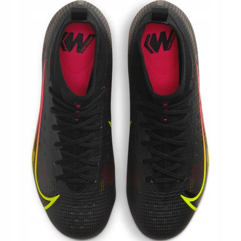 Pantofi de fotbal Nike Mercurial Superfly 8 Pro Fg Jr CV0804 090 multicolor negru 1