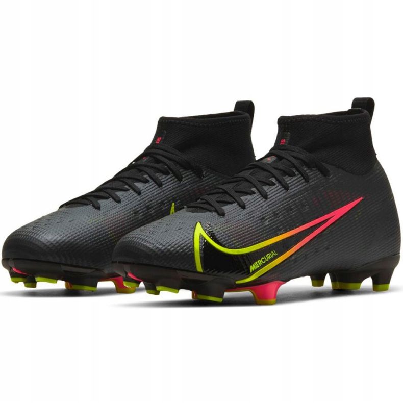 Pantofi de fotbal Nike Mercurial Superfly 8 Pro Fg Jr CV0804 090 multicolor negru 2