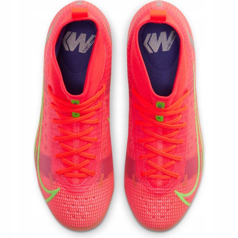 Pantofi de fotbal Nike Mercurial Superfly 8 Pro Fg Jr CV0804 600 portocale portocale 1