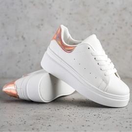 SHELOVET Adidași confortabili alb 1