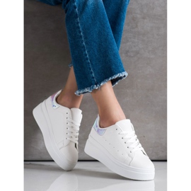 SHELOVET Adidași confortabili alb 1