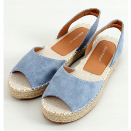 Espadrile deschise albastre albastru 6915 Albastru 3