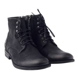 Cizme izolate negre Pilpol C831 negru 4