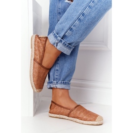 Espadrile pe paie Talpa maro Lu Boo 1