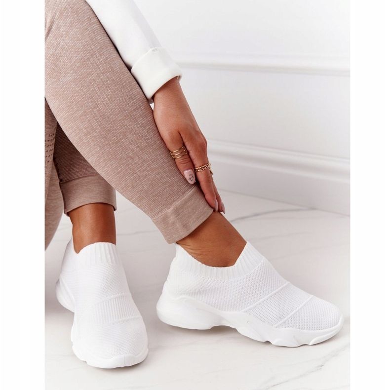 PS1 Încălțăminte sport pentru femei Slip-on White Yoga Class alb 1 PS1 Încălțăminte sport pentru femei Slip-on White Yoga Class alb 1