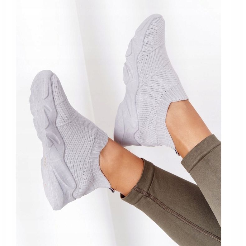 PS1 Încălțăminte sport pentru femei Slip-on Grey Yoga Class gri 1