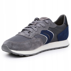 Pantofi Geox U Vincit BM U845VB-02214-C1F4R albastru marin gri 4