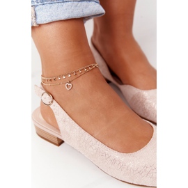 Sandale cu toc înalt din piele de căprioară Sergio Leone SK807 Roz 1