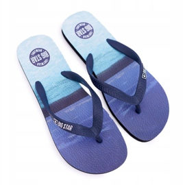 Papuci pentru bărbați Flip-flops Big Star DD174672 Albastru 1
