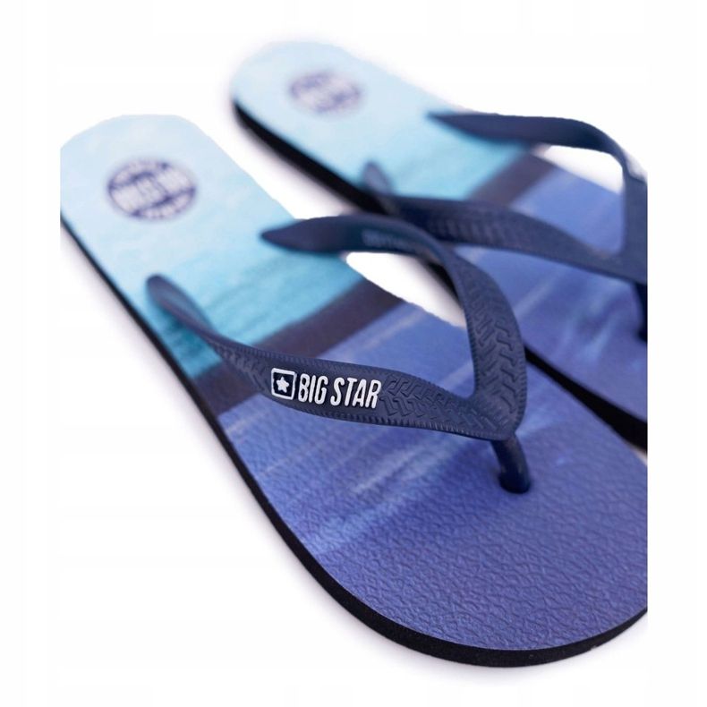 Papuci pentru bărbați Flip-flops Big Star DD174672 Albastru 2
