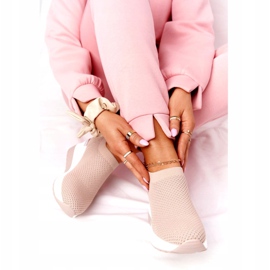 Adidași ajurati Slip-On On Wedge Beige HO248 Harmony bej 1