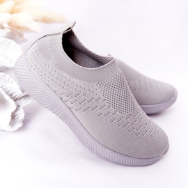 EVE Pantofi sport pentru copii Slip-On Grey School Trip gri 3