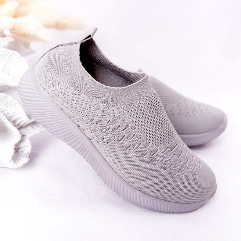 EVE Pantofi sport pentru copii Slip-On Grey School Trip gri 3