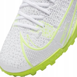 Pantofi de fotbal Nike Mercurial Vapor 14 Academy Tf CV0978 107 argint 4