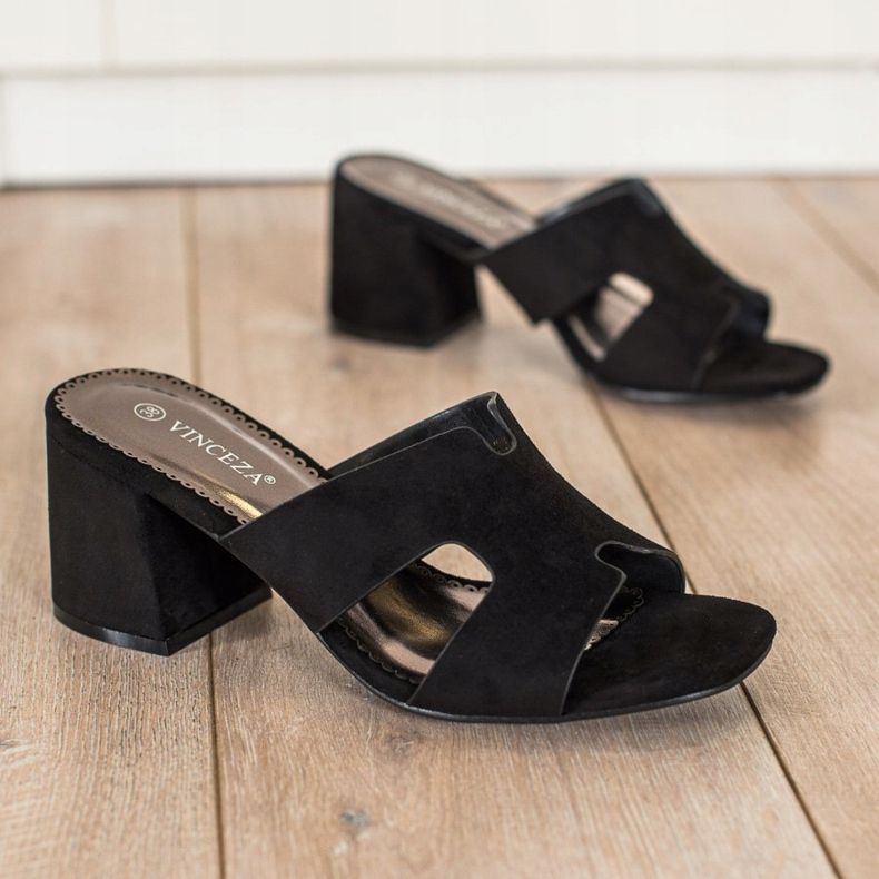 Papuci VINCEZA negru 2