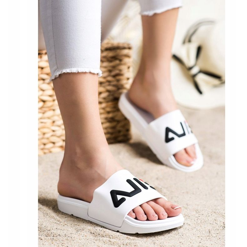 SHELOVET Flip-flops confortabile alb 2