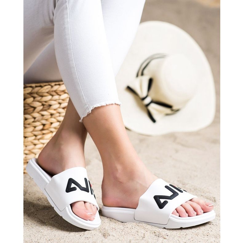 SHELOVET Flip-flops confortabile alb 1