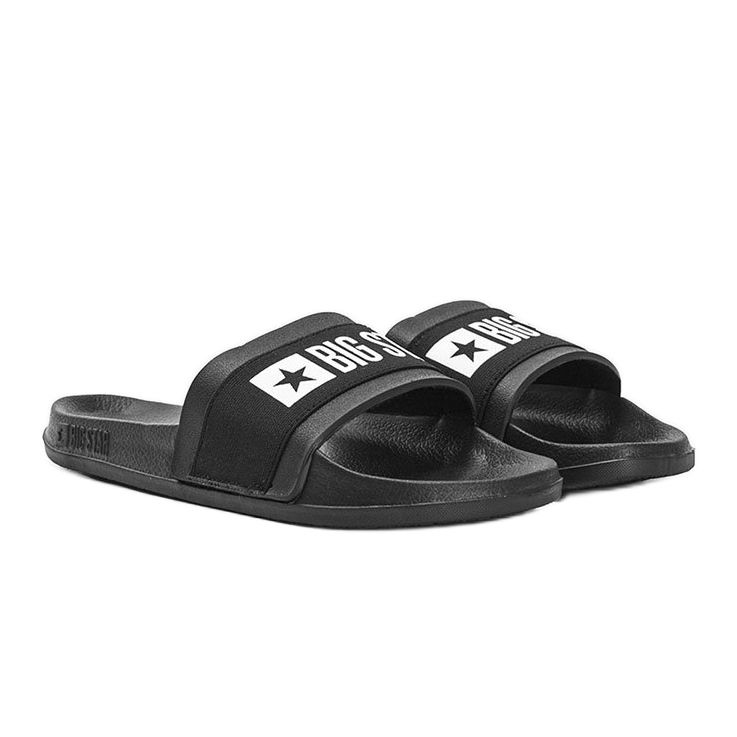 Papuci negri Big Star Lils pentru femei negru 1