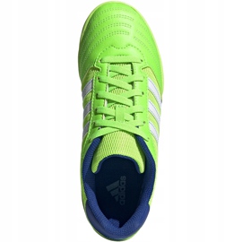 Pantofi de fotbal Adidas Super Sala Junior verde FV2640 1