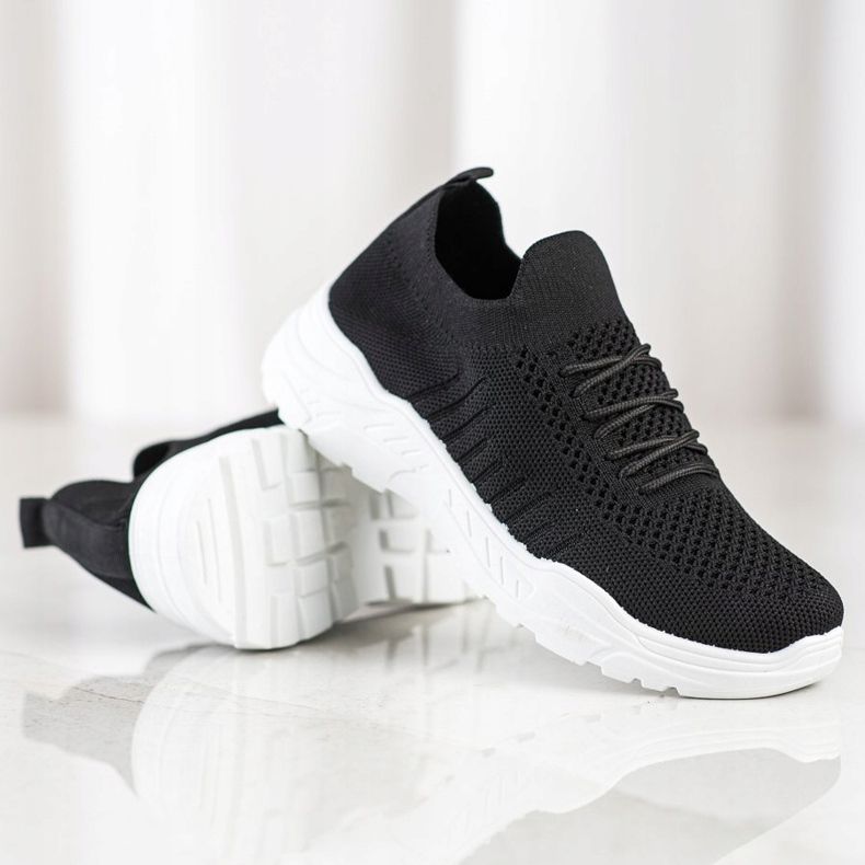 Sweet Shoes Adidași Casual Slip On negru 1