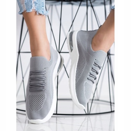 Diamantique Pantofi sport gri 2