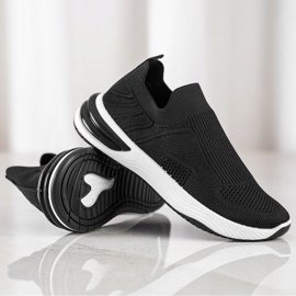 SHELOVET Adidași adezivi alunecați negru 1