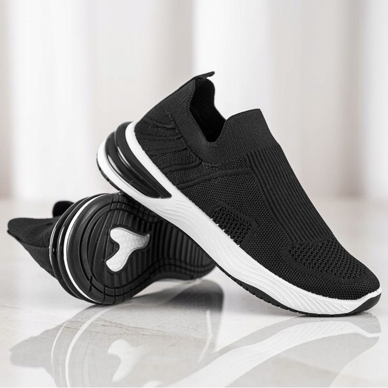 SHELOVET Adidași adezivi alunecați negru 1