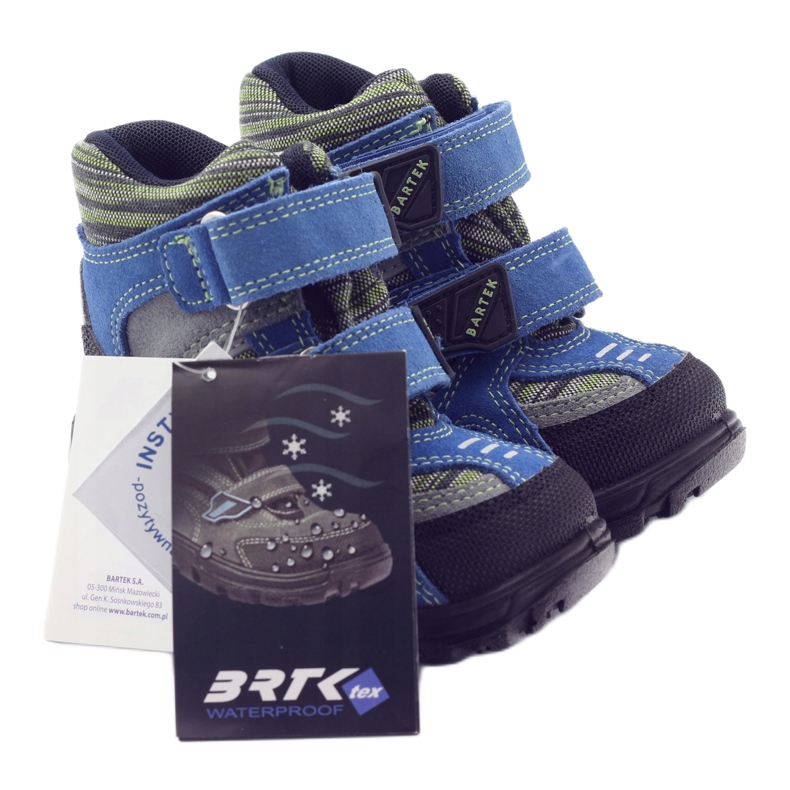 Cizme cu membrană 91929 Gray Bartek gri 4