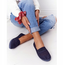 Adidași adezivi alunecați, bleumarin, Chillout albastru marin 1