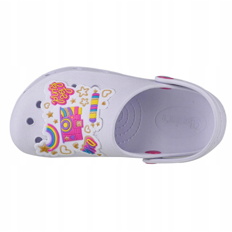 Skechers Heart Charmer Photobomb Jr 308003L-WMLT 308003L-WMLT alb negru 2 Skechers Heart Charmer Photobomb Jr 308003L-WMLT 308003L-WMLT alb negru 2