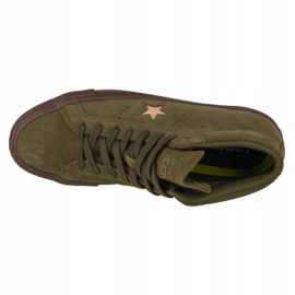 Pantofi Converse One Star Pro Suede Mid M 157869C verde 2