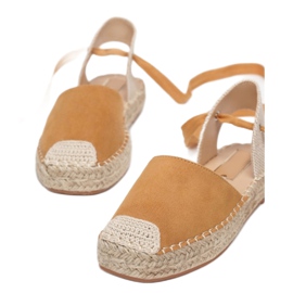 Vices Sandale pentru femei Espadrilles pentru femei 2331-68-Camel bej 2