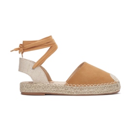 Vices Sandale pentru femei Espadrilles pentru femei 2331-68-Camel bej 3