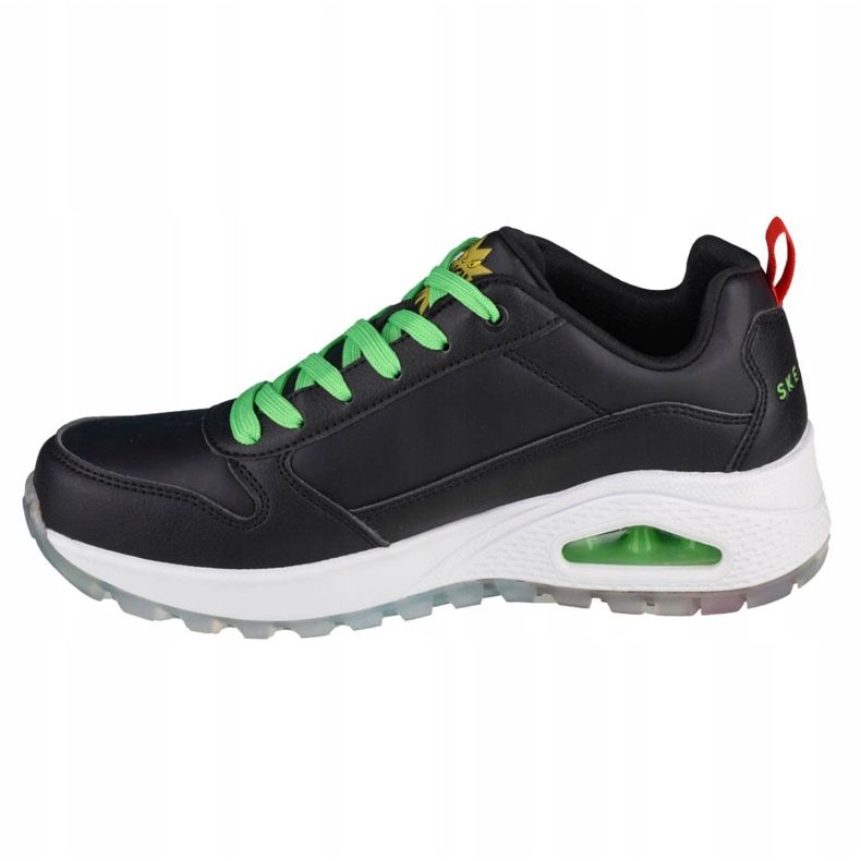 Skechers Uno Rugged-You're A Mean One W 155326-BKMT negru verde galben 1 Skechers Uno Rugged-You're A Mean One W 155326-BKMT negru verde galben 1