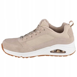 Pantofi Skechers Uno-Two pentru spectacol W 73672-NAT bej 1