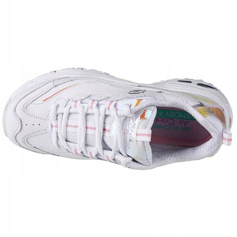 Pantofi Skechers D'Lites Pearly Glow W 149142-WHT alb 2