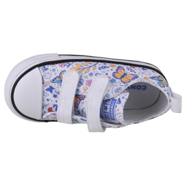 Converse Chuck Taylor All Star 2V Ox Jr 770655C alb albastru marin 2