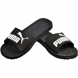 Papuci Puma Purecat alb-negru 360262 01 1