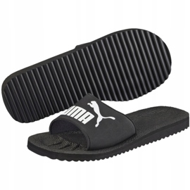 Papuci Puma Purecat alb-negru 360262 01 5